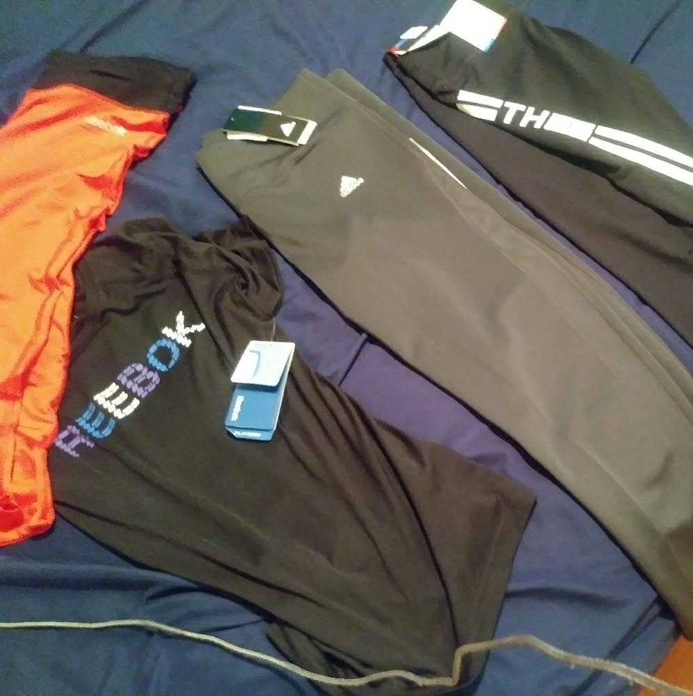 Reebok, Adidas, Tommy Hilfiger.